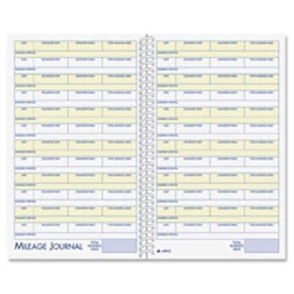 Adams Adams ABFAFR12 Vehicle Mileage-Expense Jrnl; with Pckts;5.25 in. x 8.5 in.;64 Pg;WE AFR12 - main